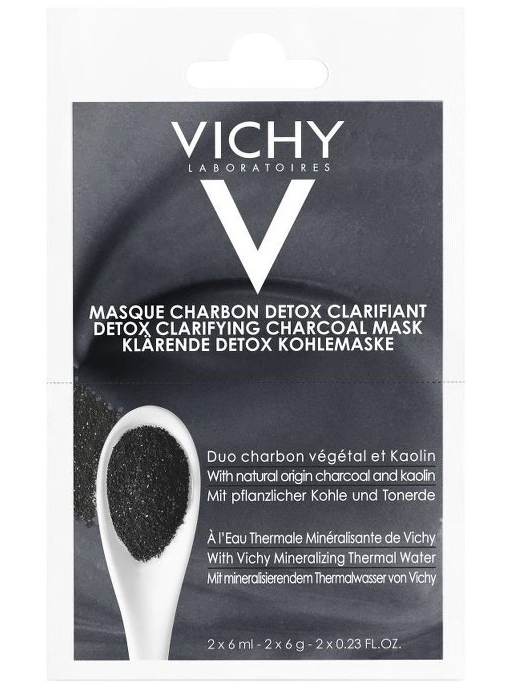 Vichy Детокс-маска с древесным углем, 6 мл, 2 шт.